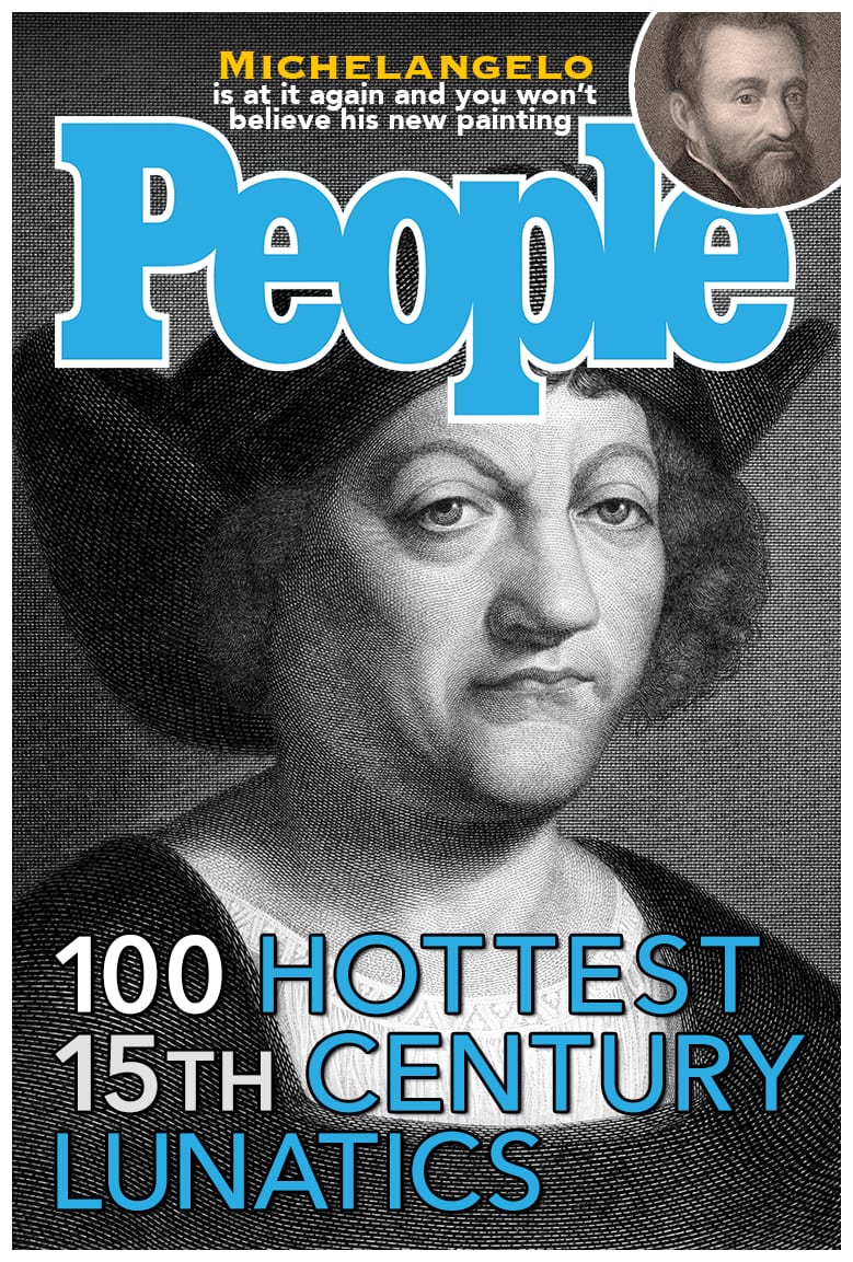 Parody magazine cover · design
