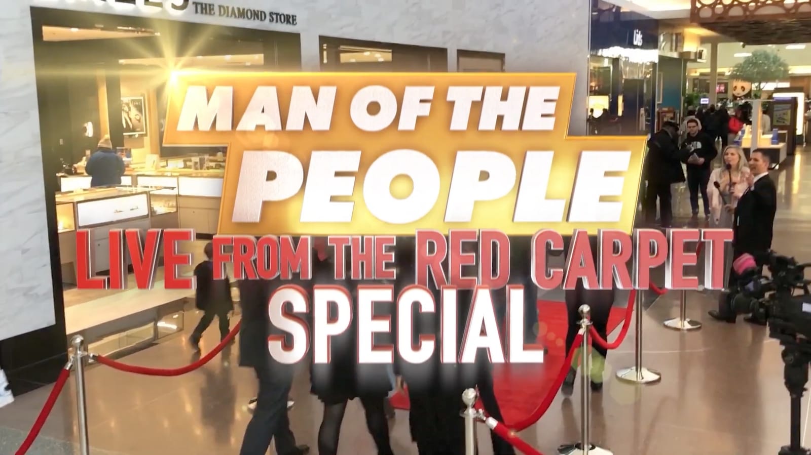 "Live from the Red Carpet" awards special · title design and animation