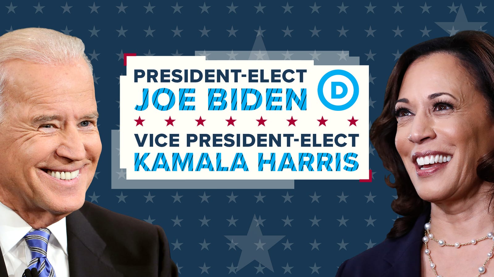 Election night, president-elect full-screen · package design