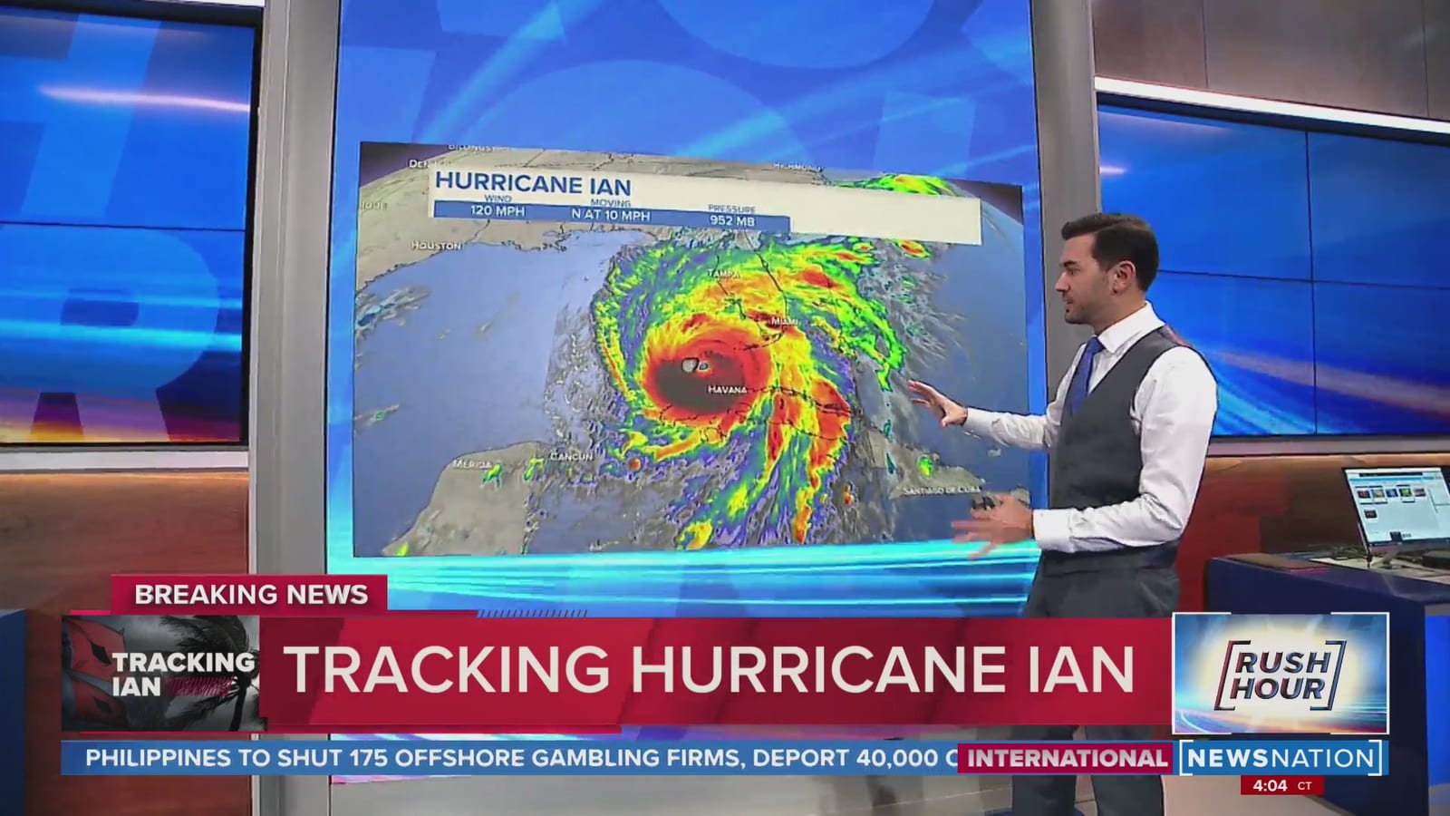 Rush Hour, Hurricane Ian tracking · breaking-news package