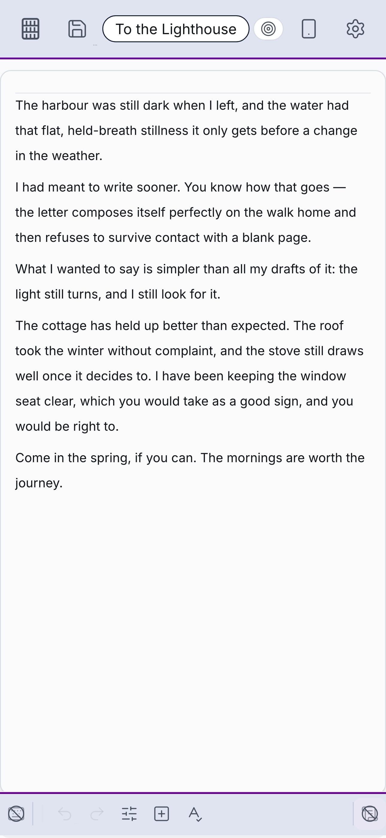 The editor on a real page · product and UX