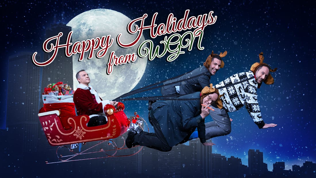 Holiday card for the anchor team · concept and composite