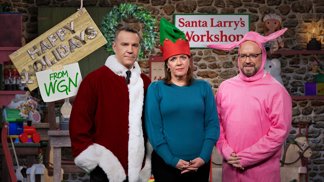 Holiday card for the anchor team · concept and composite